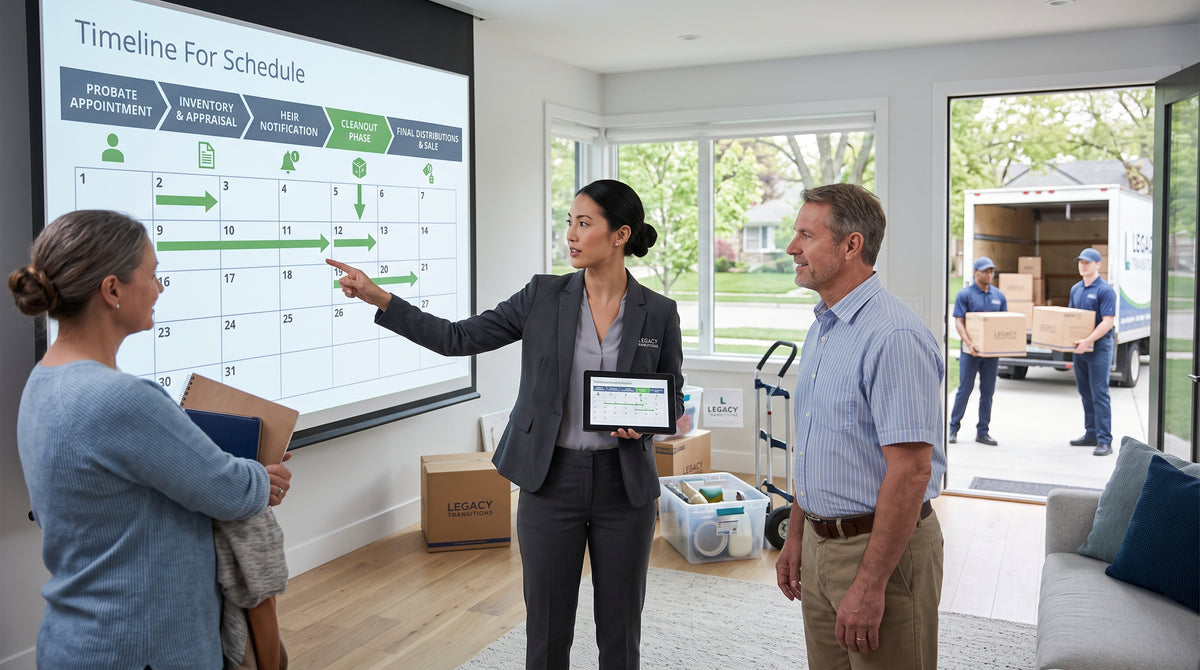 How probate timing drives a cleanout schedule in St. Louis, MO - Heritage Property Transitions professional services